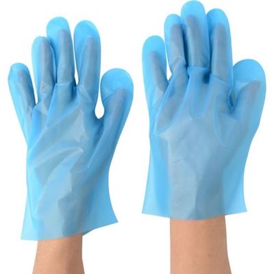 川西 ポリエチレン手袋外エンボスエコノミー ブルー箱 100枚入り SSサイズ 2019BL-SS 1セット(6000枚:100枚×60箱)（直送品）