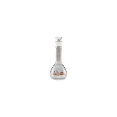 東京硝子器械 TGK メスフラスコ 短型 50mL 白 IWAKI 988-11-12-61 1個 185-5596（直送品）