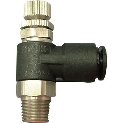 千代田通商 チヨダ ファイブSUSスピードコントローラα メーターアウト 4mm・R1/8 FS4R01SCO 1個 269-2225（直送品）