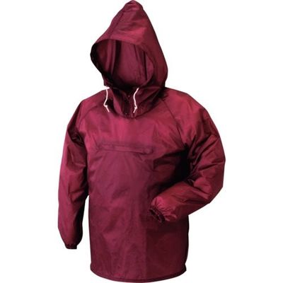 川西工業 川西 ポリエステルヤッケ エンジ 3Lサイズ 3900EN-3L 1セット(5着) 124-1676（直送品）