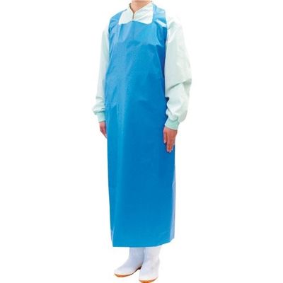 川西工業 川西 ガードファイン軽量ウレタンエプロン ブルー LLサイズ 4449BL-LL 1枚 181-7756（直送品）