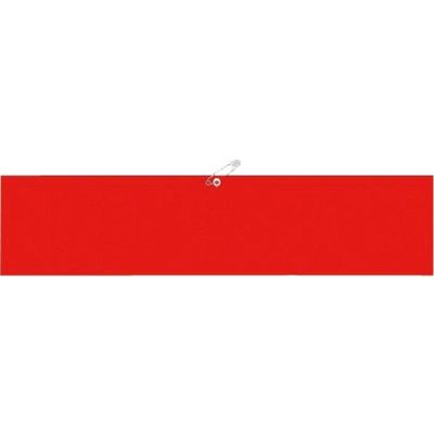 つくし工房 つくし 高輝度反射腕章 無地 赤 550-D 1本 183-8500（直送品）