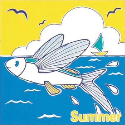 つくし工房 つくし たのし~る[ゆかいな季節]〈夏〉Summer KS-73 1枚 184-9684（直送品）