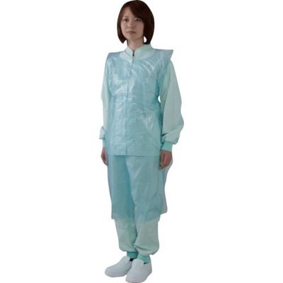 川西工業 川西 ポリエチエプロンエコノミー ブルー 50枚入り 4440BL 1セット(1000枚:50枚×20箱) 853-7684（直送品）