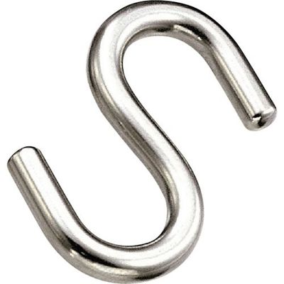 水本機械製作所 水本 ロープ用Sカン(ストレート) 線径6mm全長53mm A-1331 1個 317-9170（直送品）