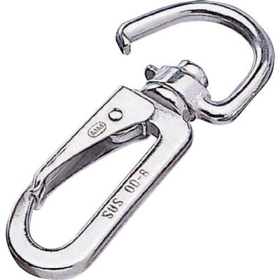 水本機械製作所 水本 ナスカンスナップOD型(オープンタイプ) 長さ107mm A-817 1個 316-5114（直送品）