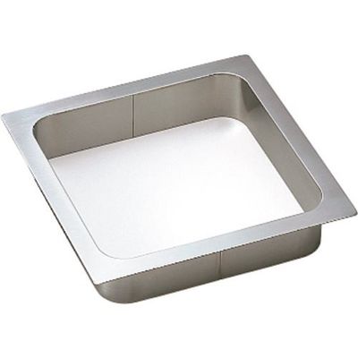 スガツネ工業 SUGATSUNE (210022109)ANーKH015ーHLステンレス鋼製 屑入投入口 角型 AN-KH015-HL 1個（直送品）