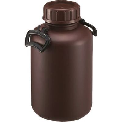 東京硝子器械 TGK 広口びん 10Lキャリー 茶褐色 876-22-02-59 1本 184-7619（直送品）