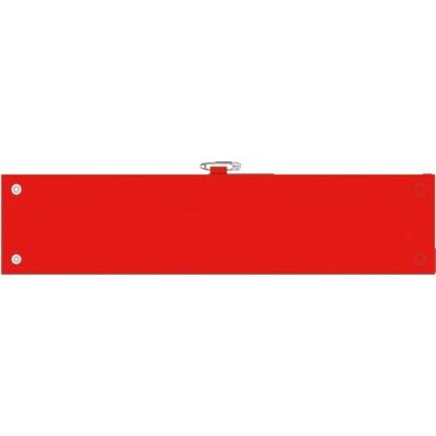 つくし工房 つくし ビニール腕章スナップ式 赤無地 550-L 1本 183-8431（直送品）