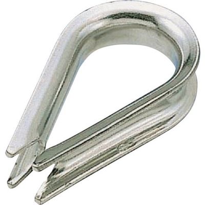 水本機械製作所 水本 板シンブル 使用ロープ径6mm A-1100 1個 316-6666（直送品）