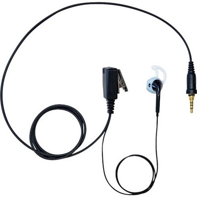 F.R.C. シリコンカバー付きインナータイプ左耳専用イヤホンマイク(PRO用/トランシーバー専用) FPG-27LWP 1本（直送品）