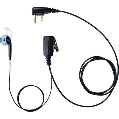 F.R.C. シリコンカバー付きインナータイプ左耳専用イヤホンマイク(PRO用/トランシーバー専用) FPG-27LK 1本（直送品）