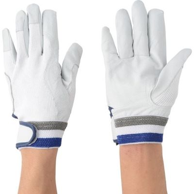 川西工業 川西 豚クレスト甲メリヤスマジック付 1P Lサイズ 2392-L 1セット(10双) 123-7592（直送品）