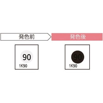 因幡電機産業 JAPPY サーモカラーセンサー(20枚入り) 1K90-JP 1箱(20枚) 370-0015（直送品）