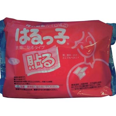 タカビシ化学 タカビシ 貼るカイロはるっ子ミニ10枚 S387304 1セット(2400枚:10枚×240パック) 373-7089（直送品）