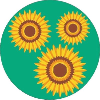 つくし工房 つくし たのし~る [はな] ひまわり KS-123 1枚 184-4937（直送品）