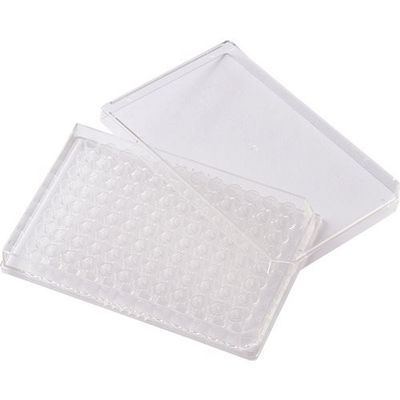 東京硝子器械 TGK マルチディッシュ96平底プレート 50枚 425-28-55-05 1箱(50枚) 185-9828（直送品）