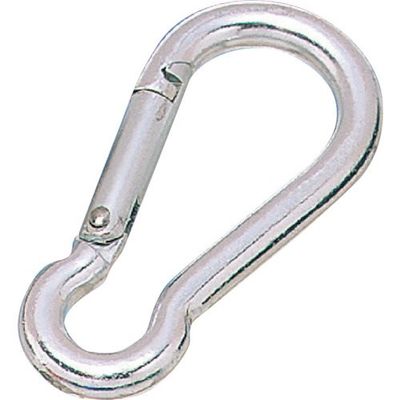 水本機械製作所 水本 アルミスナップフック(シルバー) 線径5mm A-1028 1個 318-0756（直送品）