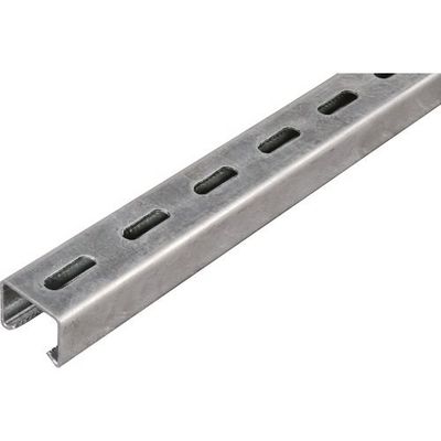 ネグロス電工 NEGUROSU 長穴付きダクターチャンネル D1R 1本 127-1407（直送品）