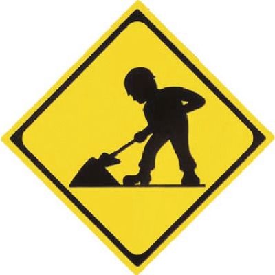 つくし工房 つくし 全面反射立看板用マグネット標識[工事予告] MG-213 1枚 184-4909（直送品）