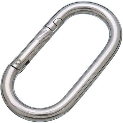 水本機械製作所 水本 カラビナ(環なし) A-150 1個 336-9554（直送品）