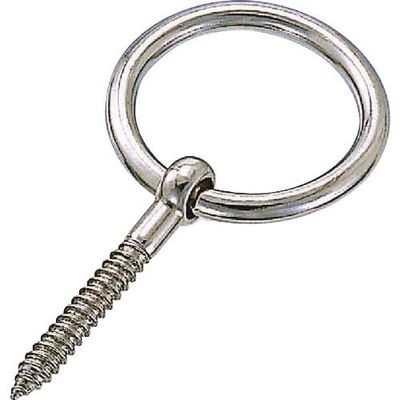 水本機械製作所 水本 ステンレス 丸カンスクリュー 線径3mm A-017 1個 113-6137（直送品）