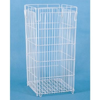 つくし工房 つくし 【山崎産業製品】ワイヤーバスケット(折りたたみ式) 8113 1個 184-1642（直送品）