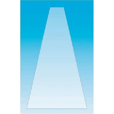 つくし工房 つくし カラーコーンカバー(透明タイプ)無地 SN-15 1枚 184-6499（直送品）