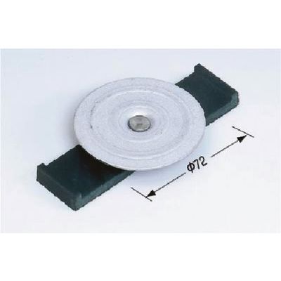 つくし工房 つくし 【アラオ製品】覆工板用穴カバー(カバー部分:φ72mm) 5090 1枚 185-1109（直送品）