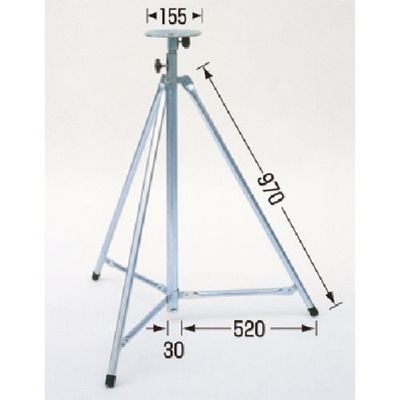 つくし工房 つくし 回転灯用三脚(回転灯・EDライト 兼用) 6259 1台 184-7933（直送品）