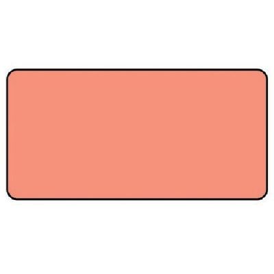 ユニット 配管ステッカー うすい黄赤無地(極小) アルミ 30×60 10枚組 AS.7.30SS 1組(10枚) 746-4177（直送品）