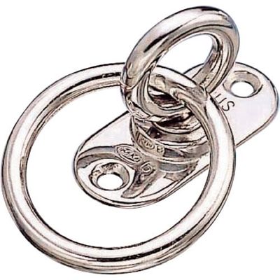 水本機械製作所 水本 回転パッドアイ丸カン 丸カン内径50mm 30mm×65mm A-916 1個 316-3491（直送品）