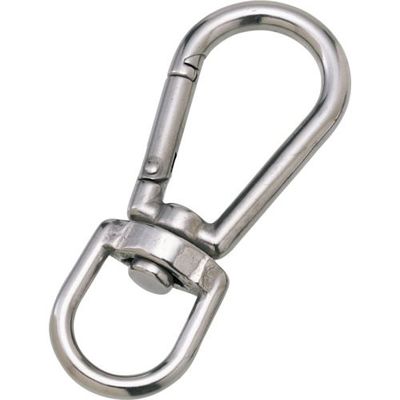 水本機械製作所 水本 ステンレス スナップフック スナップフックBL型(スイベルタイプ) 線径6mm A-2600 1個 316-6698（直送品）