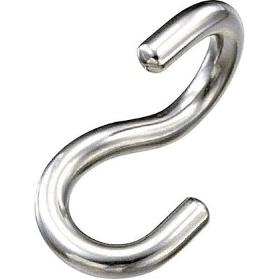 水本機械製作所 水本 ロープ用Sカン(ツイスト) 線径8mm全長61mm A-1334 1個 317-5995（直送品）