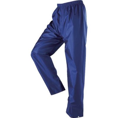 川西工業 川西 メッシュ付レインパンツ ネイビー LLサイズ 3950NB-LL 1セット(5本) 854-5579（直送品）