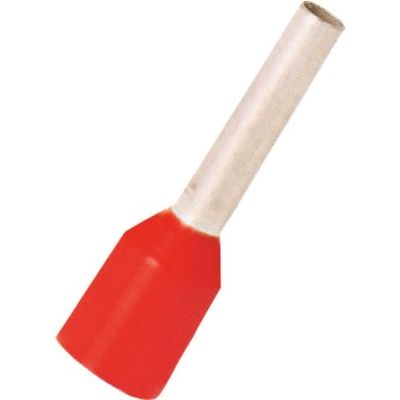 PANDUIT 絶縁付きフェルール端子 エクスパンドスリーブタイプ AWG18 赤 500個入り FSDX77ー8ーD（直送品）