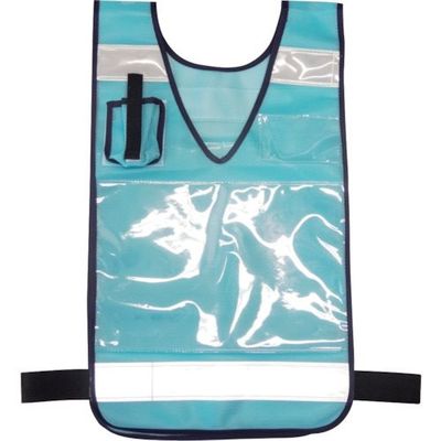 ミズケイ 差込ベスト「差込式でええよん」(スカイブルー) 5941010 1枚 351-7448（直送品）