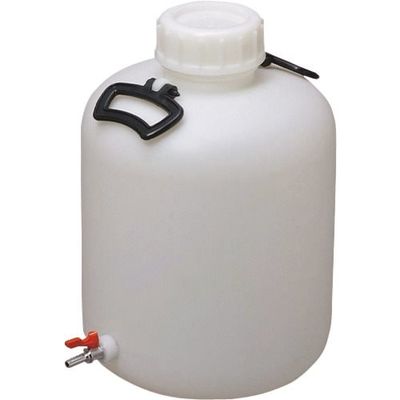 東京硝子器械 TGK 広口びん ボールコック付 20L 876-22-02-12 1個 184-4413（直送品）