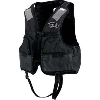 オーシャンライフ 小型船舶用ライフジャケット ブラック TYPE D BW-2003-D-BK 1着 377-6528（直送品）