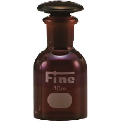 東京硝子器械 TGK Fine細口共通摺試薬瓶 硬質 茶 1L 000-05-03-16 1本 190-3164（直送品）