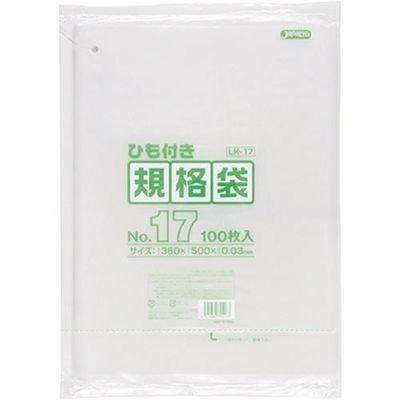 東京硝子器械 TGK LD規格袋 ひも付 LK17 100枚入 153-23-69-79 1袋(100枚) 190-2034（直送品）