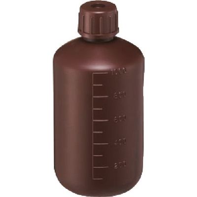東京硝子器械 TGK 細口びん 1L 茶褐色 876-22-01-54 1本 184-6016（直送品）