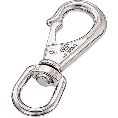 水本機械製作所 水本 スイベルスナップ 線径2.5mm長さ37mm A-1847 1個 316-8277（直送品）