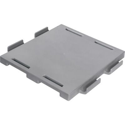 エヌ・エス・ピー NSP NSP樹脂ステップ フラット(ライトグレー)(10枚) 8203023 1束 283-2368（直送品）