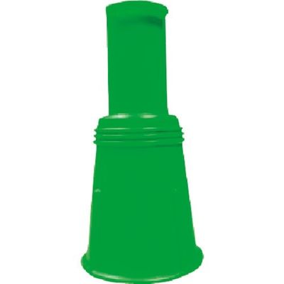 つくし工房 つくし 【プラ和歌山製品】コーンキャップ(カラーコーン用保安灯取付キャップ)グリーン 5301-A 1台 185-4222（直送品）