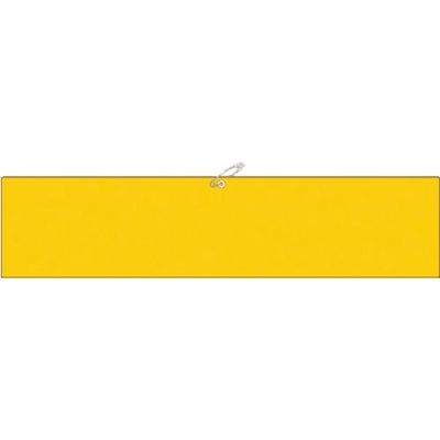 つくし工房 つくし 高輝度反射腕章 無地 黄色 550-B 1本 183-6816（直送品）