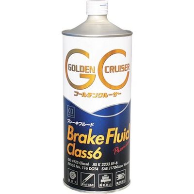 シーシーアイ ゴールデンクルーザーブレーキフルード CLASS6 1L 0011844 1セット(12個) 343-3578（直送品）