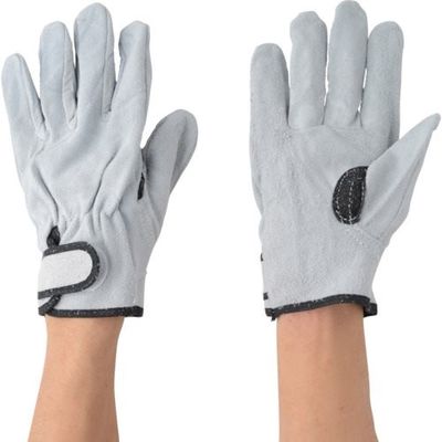 川西工業 川西 牛床革マジック黒アテ付 1P Mサイズ 2270-M 1セット(10双) 123-7590（直送品）