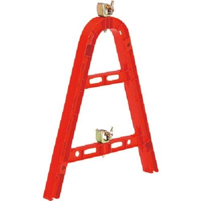 つくし工房 つくし 単管バリケード(プラスチック製) 赤 5213-R 1台 184-7952（直送品）