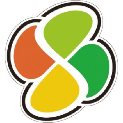 つくし工房 つくし 保護帽用ステッカー (高齢者)四葉マーク 893-D 1枚 185-1161（直送品）